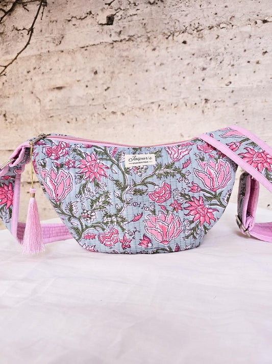 Floral Pink - תיק צד